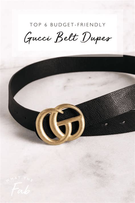 Gucci belt dupe authenticity